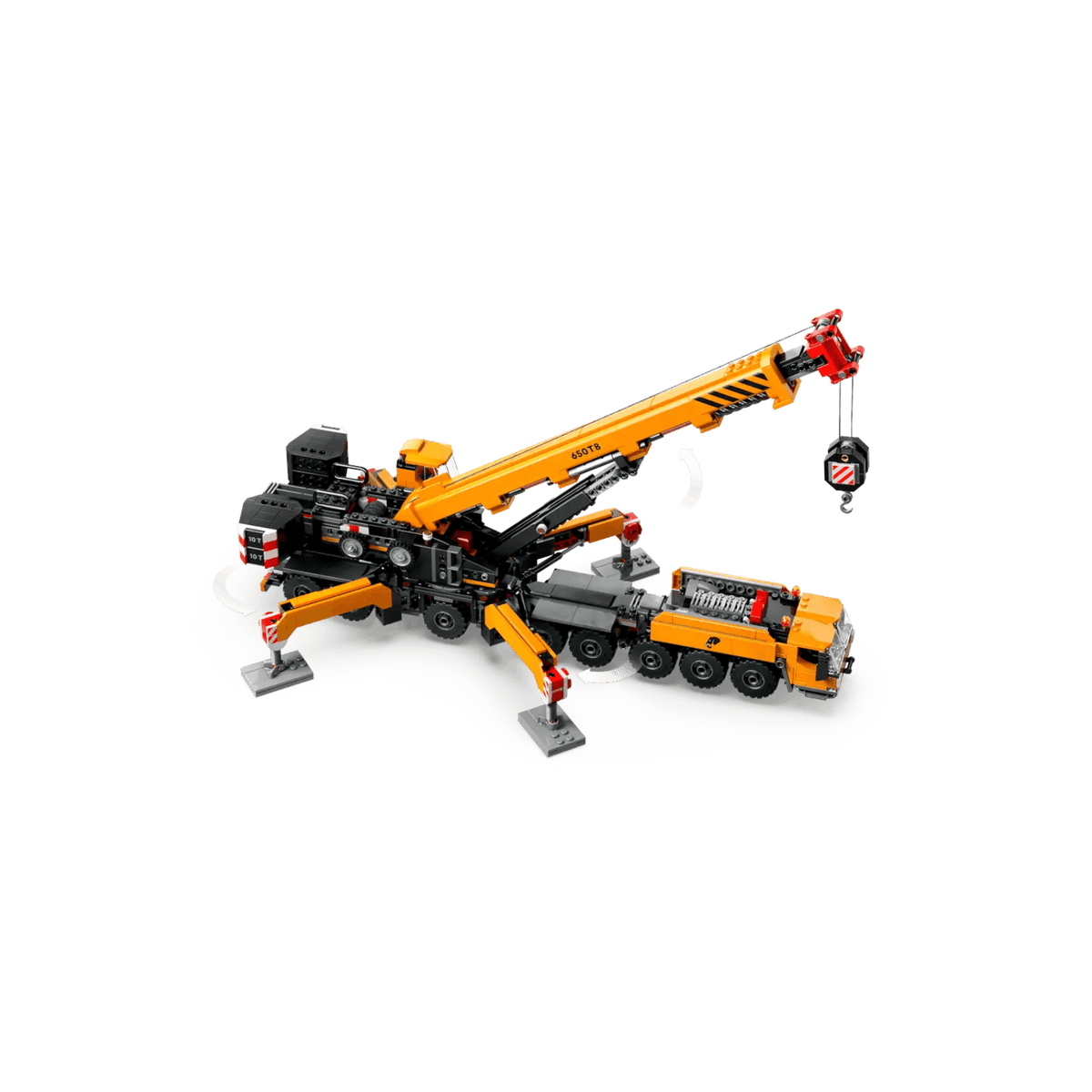 LEGO City Zestaw konstrukcyjny Żółty ruchomy żuraw 60409.