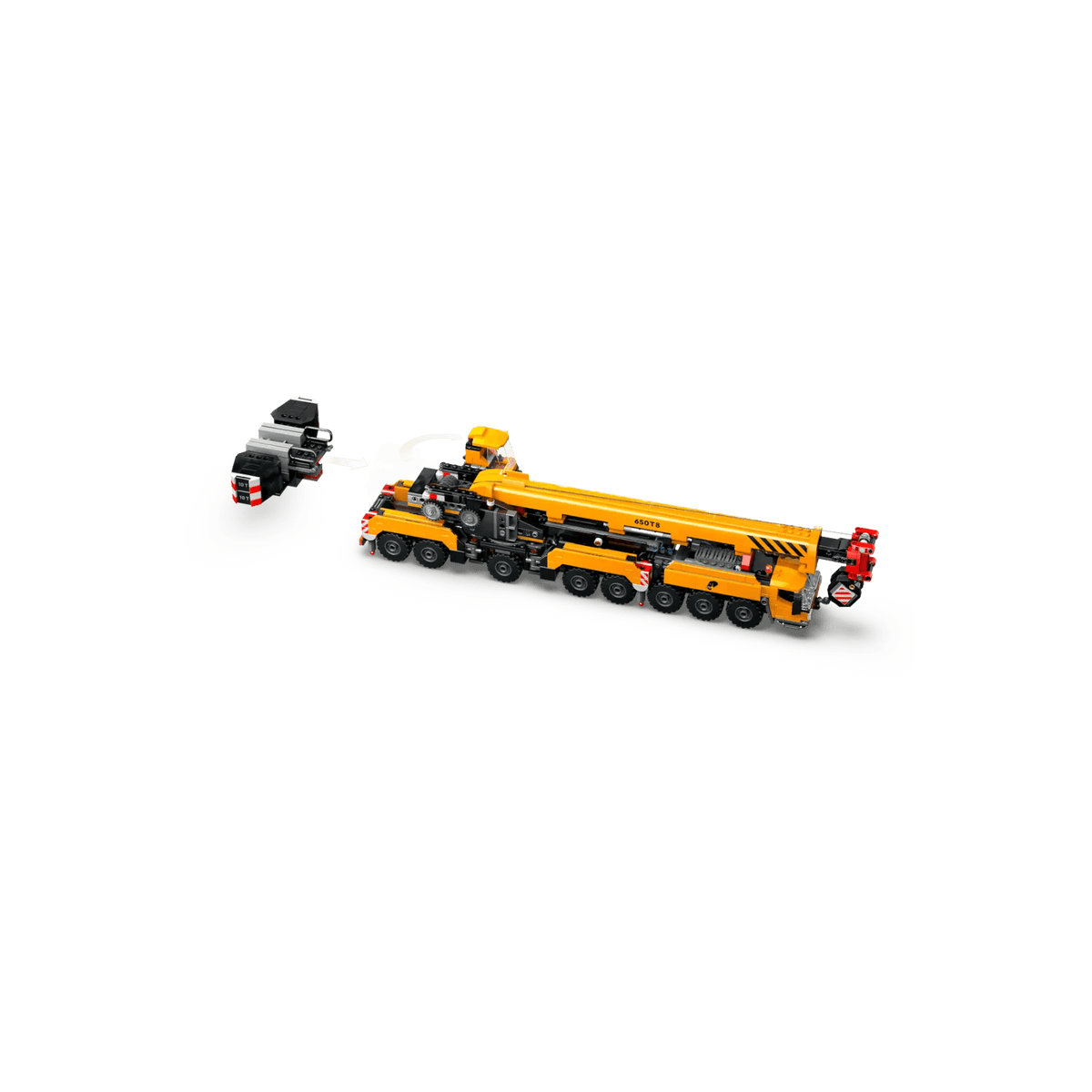 LEGO City Zestaw konstrukcyjny Żółty ruchomy żuraw 60409.