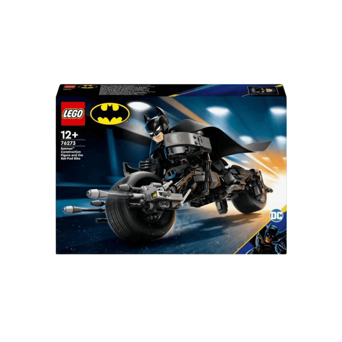 LEGO DC Batman Super Heroes Figurka Batmana do zbudowania i batcykl 76273.