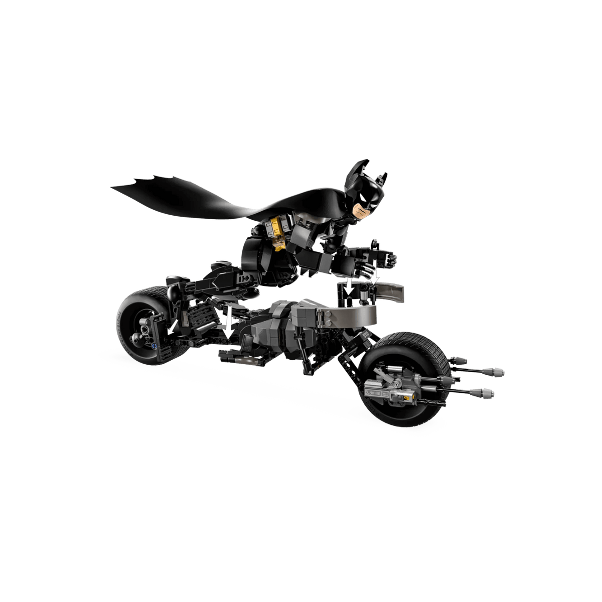 LEGO DC Batman Super Heroes Figurka Batmana do zbudowania i batcykl 76273.