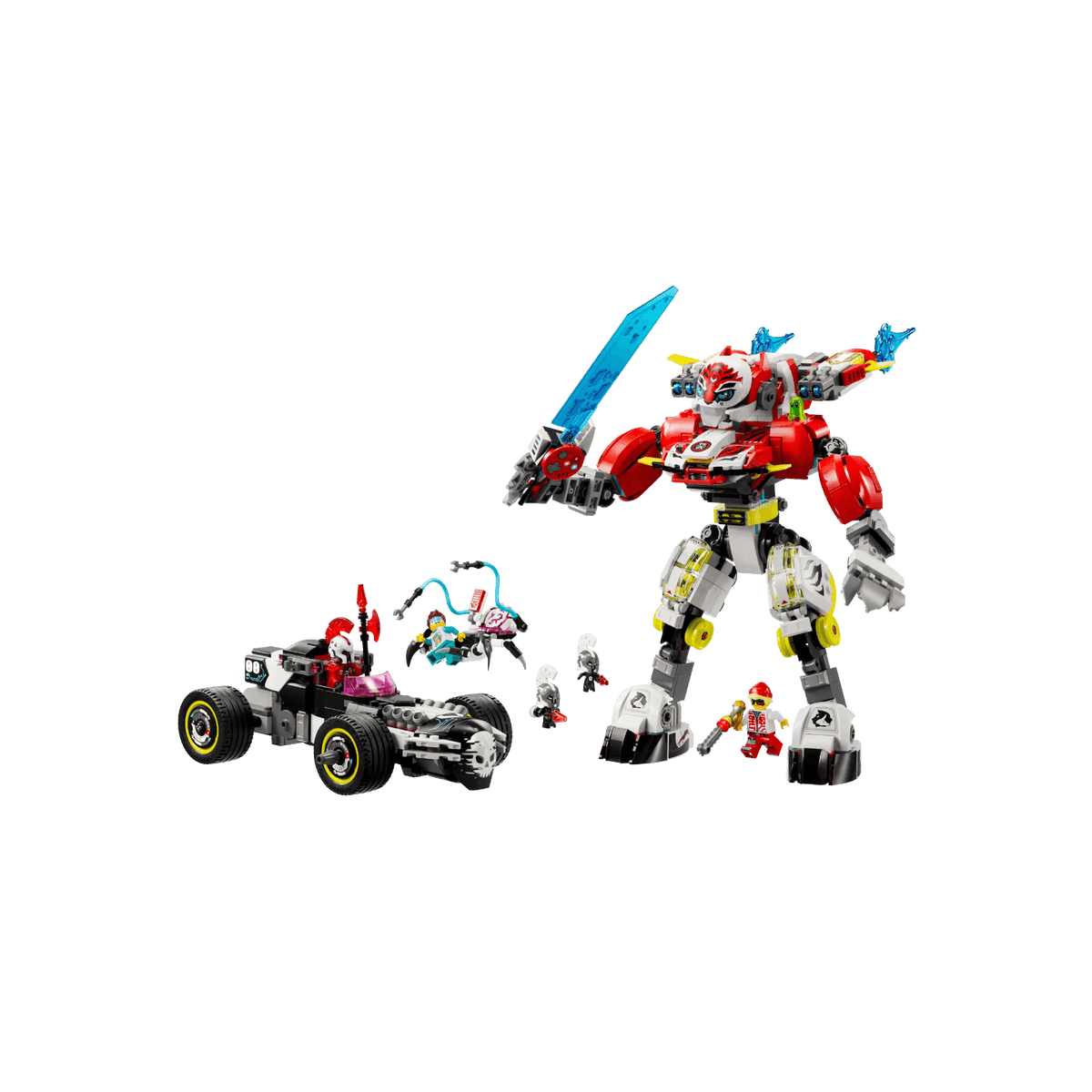 LEGO DREAMZzz Tygrysi mech Coopera i hot rod Zero 71497.