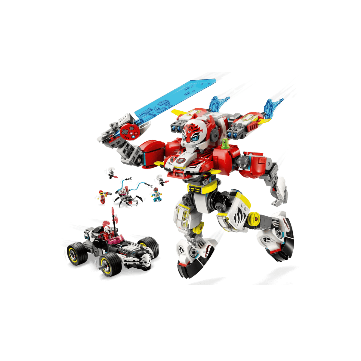 LEGO DREAMZzz Tygrysi mech Coopera i hot rod Zero 71497.