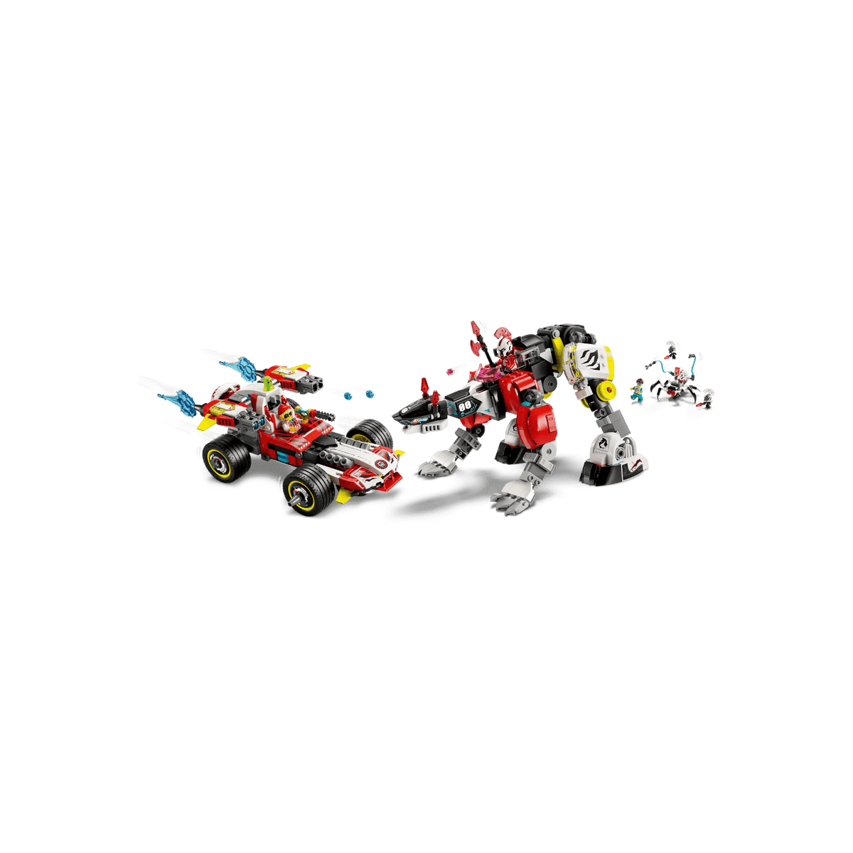 LEGO DREAMZzz Tygrysi mech Coopera i hot rod Zero 71497.