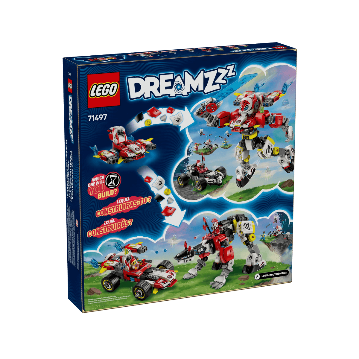 LEGO DREAMZzz Tygrysi mech Coopera i hot rod Zero 71497.