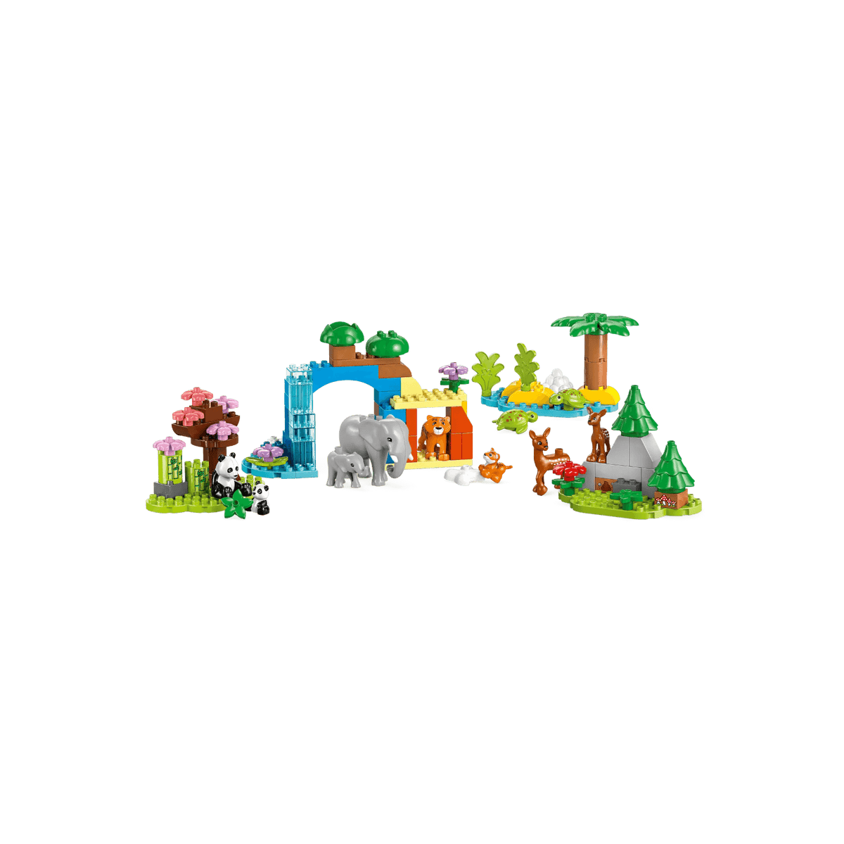 LEGO DUPLO Zestaw Rodziny dzikich zwierząt 3w1 10446.