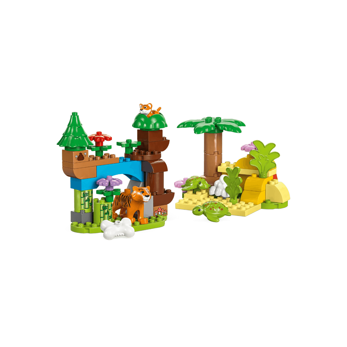 LEGO DUPLO Zestaw Rodziny dzikich zwierząt 3w1 10446.