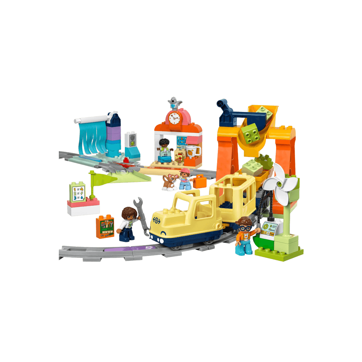 LEGO DUPLO Town Duży interaktywny pociąg miejski 10428.