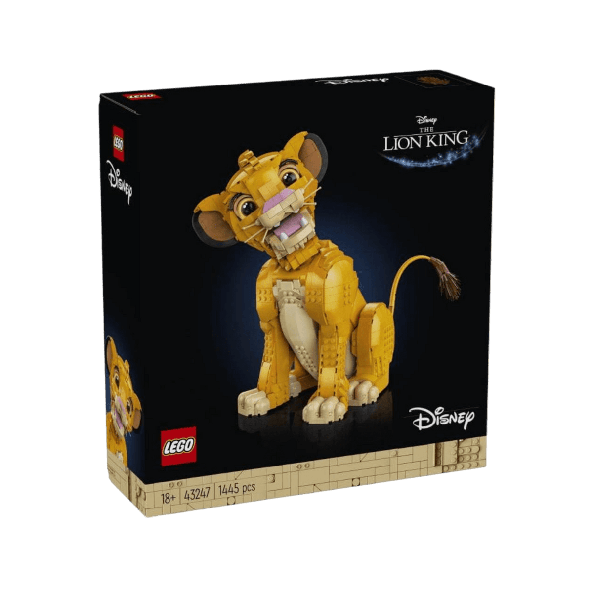 LEGO Disney Zestaw konstrukcyjny Król Lew - młody Simba 43247.