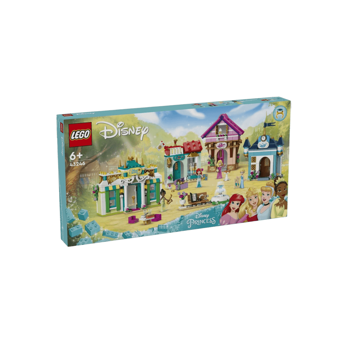 LEGO Disney Princess Zestaw klocków Przygoda księżniczki Disneya na targu 43246.