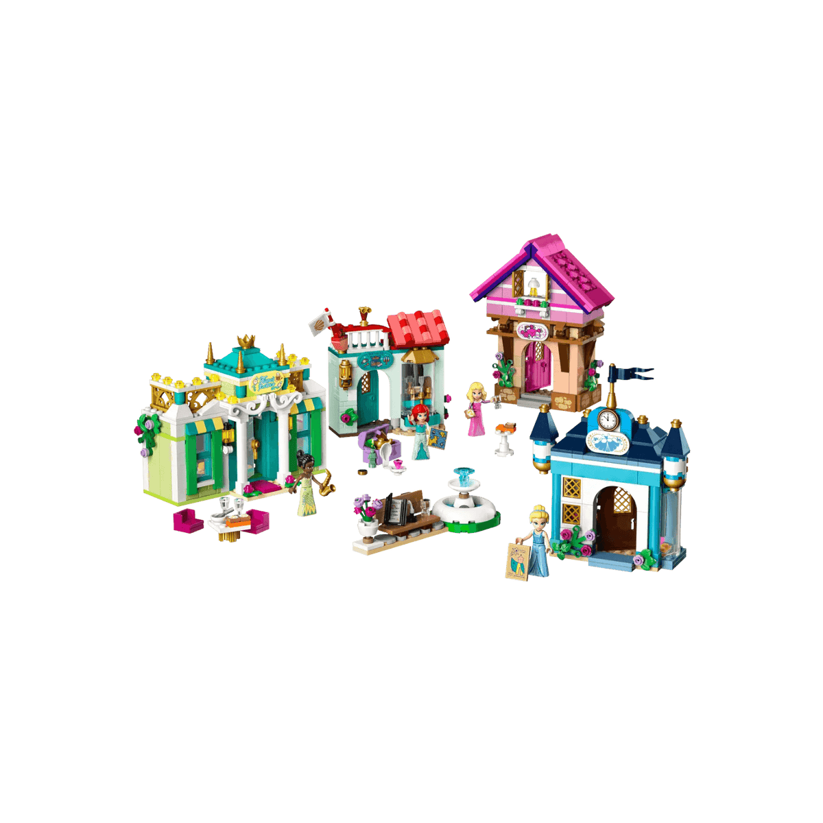 LEGO Disney Princess Zestaw klocków Przygoda księżniczki Disneya na targu 43246.