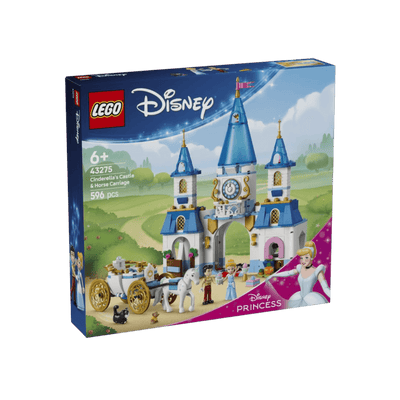 LEGO Disney Zestaw Zamek Kopciuszka i kareta 43275.