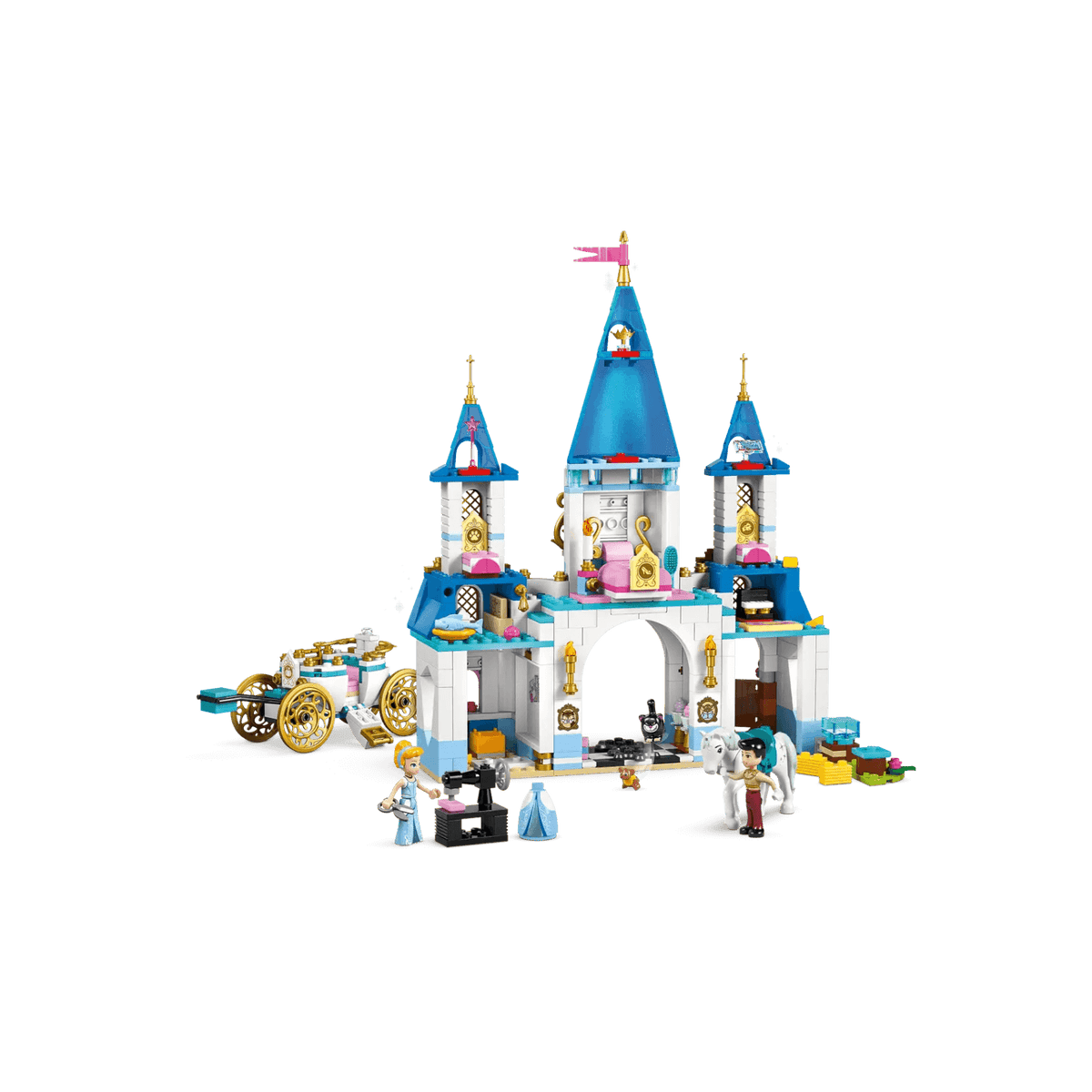 LEGO Disney Zestaw Zamek Kopciuszka i kareta 43275.