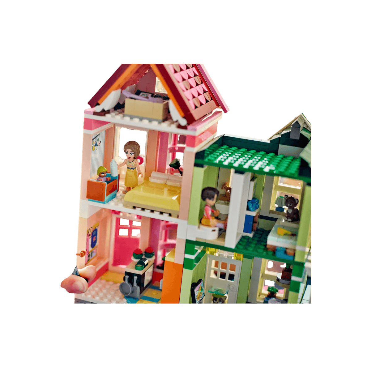 LEGO Friends Zestaw Mieszkania i sklepy w mieście Heartlake 42670.