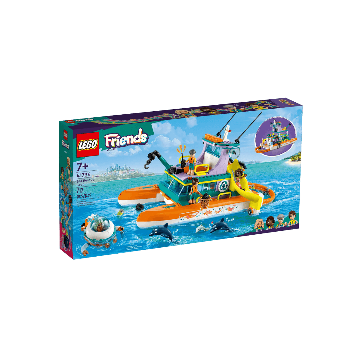 LEGO Friends Morska łódź ratunkowa 41734.