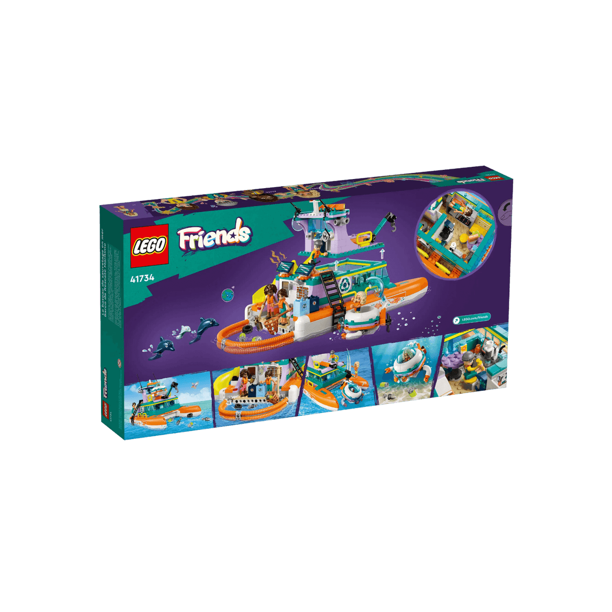 LEGO Friends Morska łódź ratunkowa 41734.