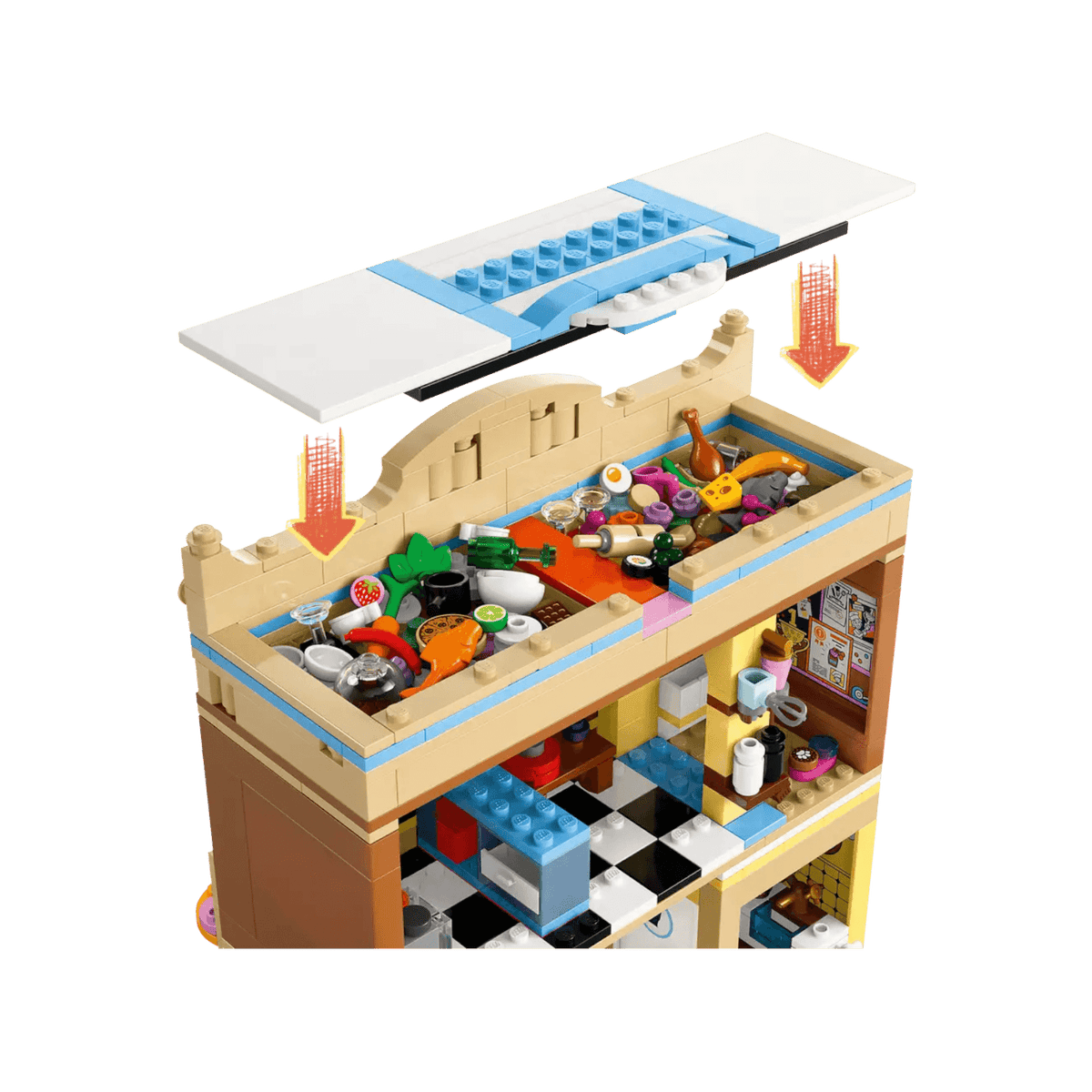 LEGO Friends Zestaw Restauracja i szkoła gotowania 42655.