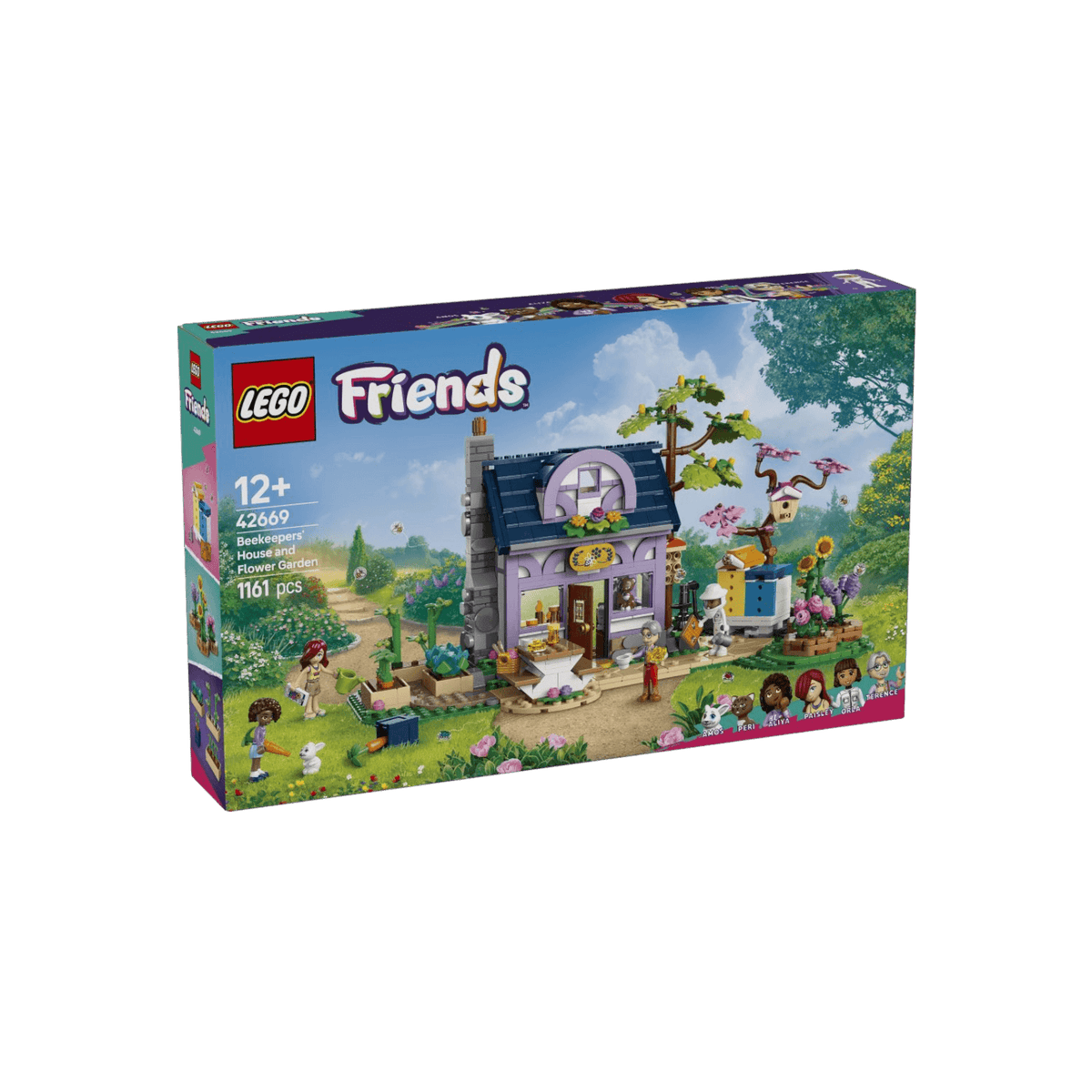 LEGO Friends Zestaw Dom pszczelarzy i kwiatowy ogród 42669.