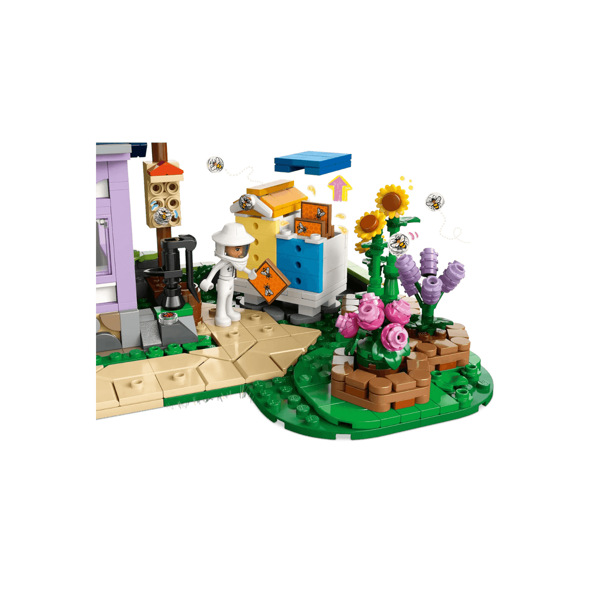 LEGO Friends Zestaw Dom pszczelarzy i kwiatowy ogród 42669.