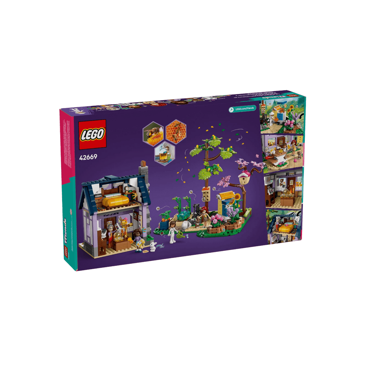 LEGO Friends Zestaw Dom pszczelarzy i kwiatowy ogród 42669.