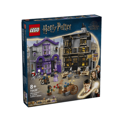 LEGO Harry Potter Magiczny zestaw Sklepy Ollivandera i Madame Malkin 76439.