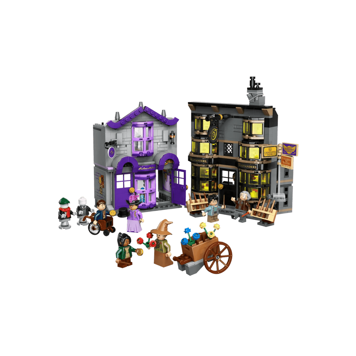 LEGO Harry Potter Magiczny zestaw Sklepy Ollivandera i Madame Malkin 76439.