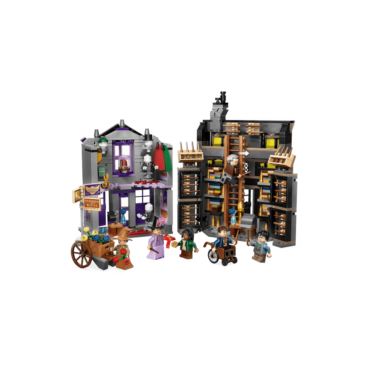 LEGO Harry Potter Magiczny zestaw Sklepy Ollivandera i Madame Malkin 76439.
