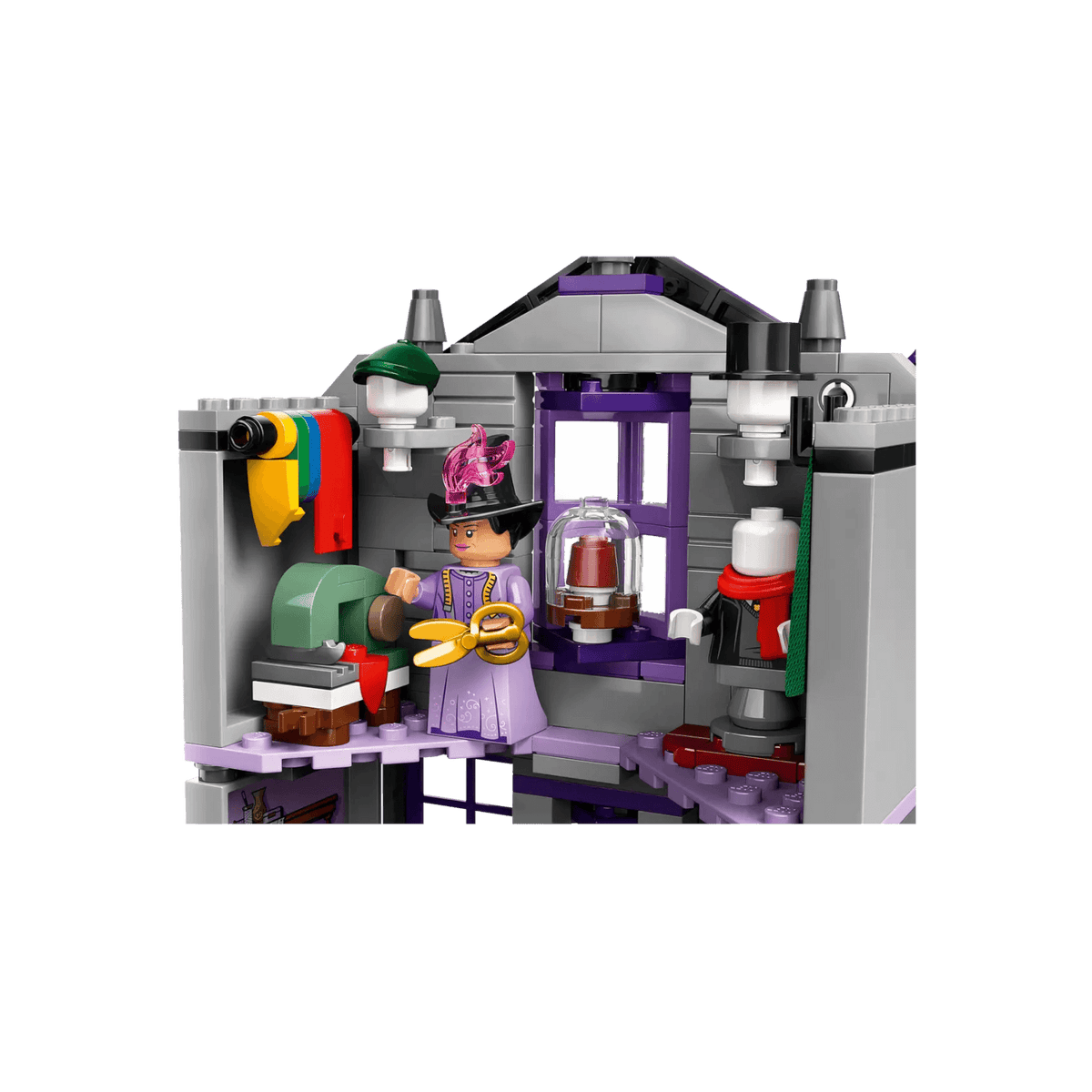 LEGO Harry Potter Magiczny zestaw Sklepy Ollivandera i Madame Malkin 76439.