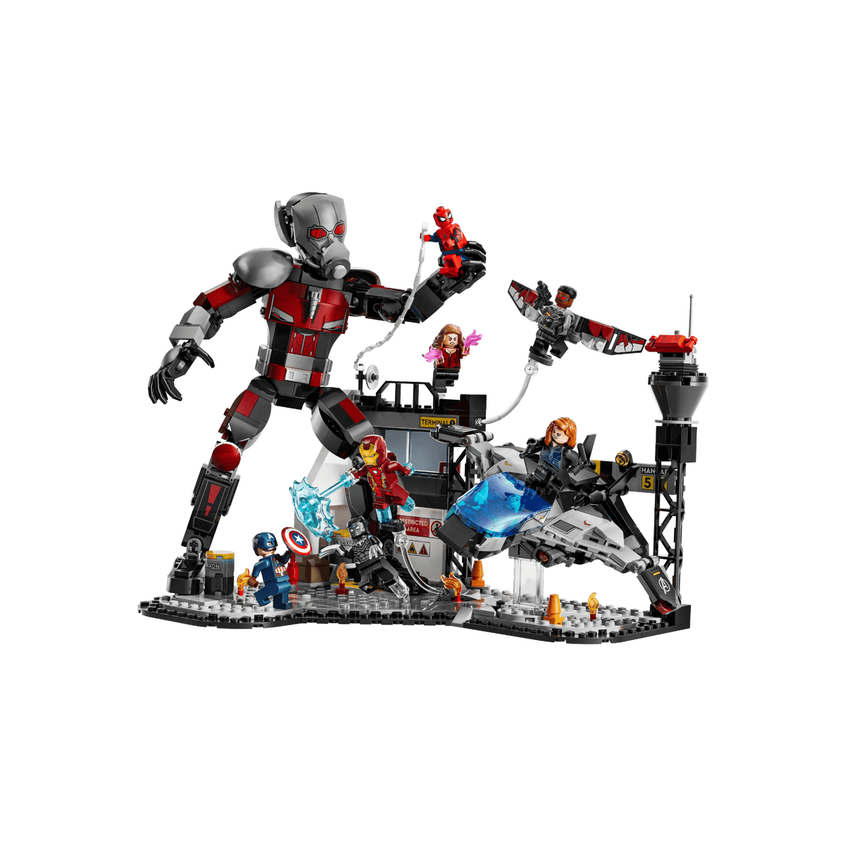 LEGO Marvel Super Heroes Kapitan Ameryka: Wojna bohaterów - bitwa 76314.