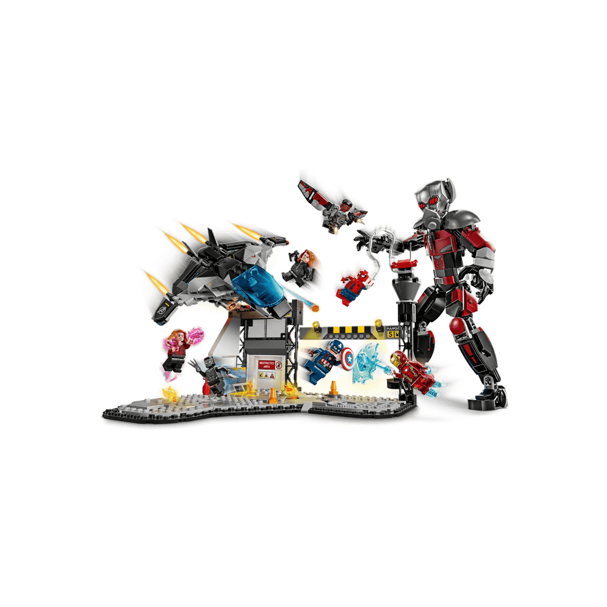 LEGO Marvel Super Heroes Kapitan Ameryka: Wojna bohaterów - bitwa 76314.