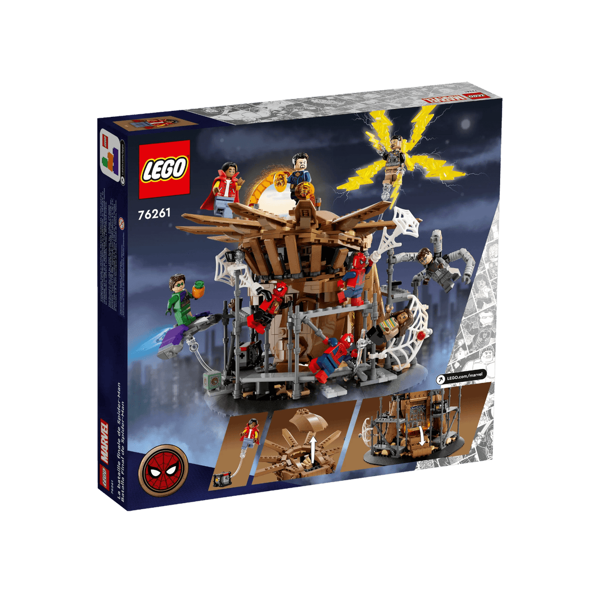 LEGO Marvel Super Heroes Zestaw Ostateczne starcie Spider-mana 76261.