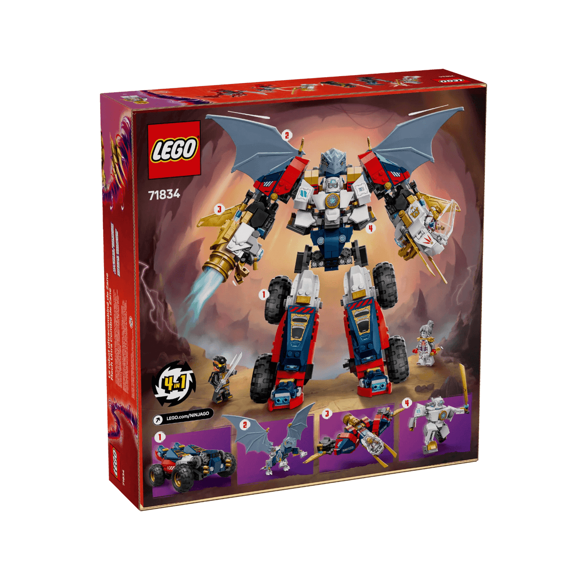 LEGO Ninjago Wielofunkcyjny ultramech Zane’a 71834.