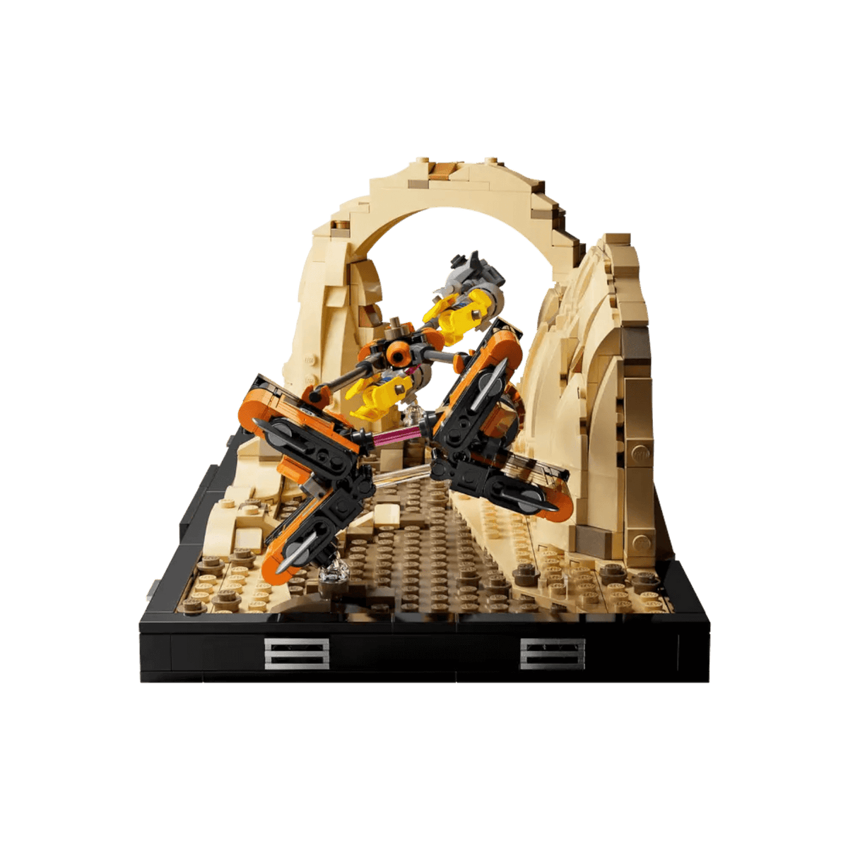 LEGO Star Wars Diorama: Wyścig ścigaczy w Mos Espa Gwiezdne wojny 75380.