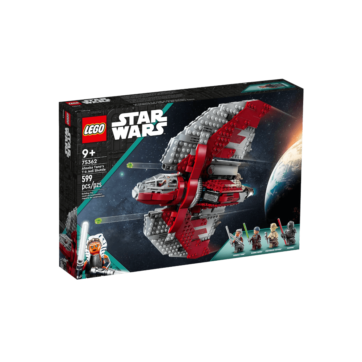 LEGO Star Wars Prom kosmiczny Jedi T-6 Ahsoki Tano Replika 75362.