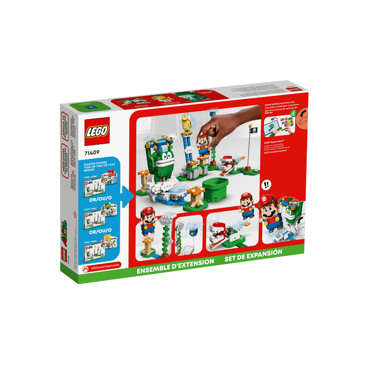 LEGO Super Mario Big Spike i chmury - Zestaw rozszerzający zabawę 71409.