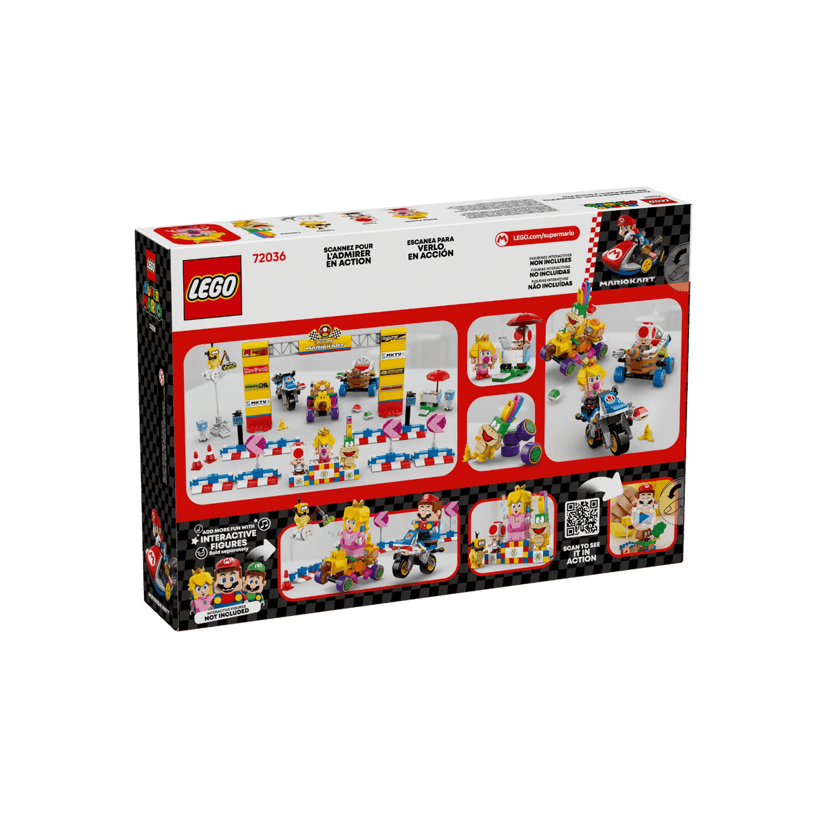 LEGO Super Mario Zestaw Mario Kart Baby Peach i Grand Prix 72036.
