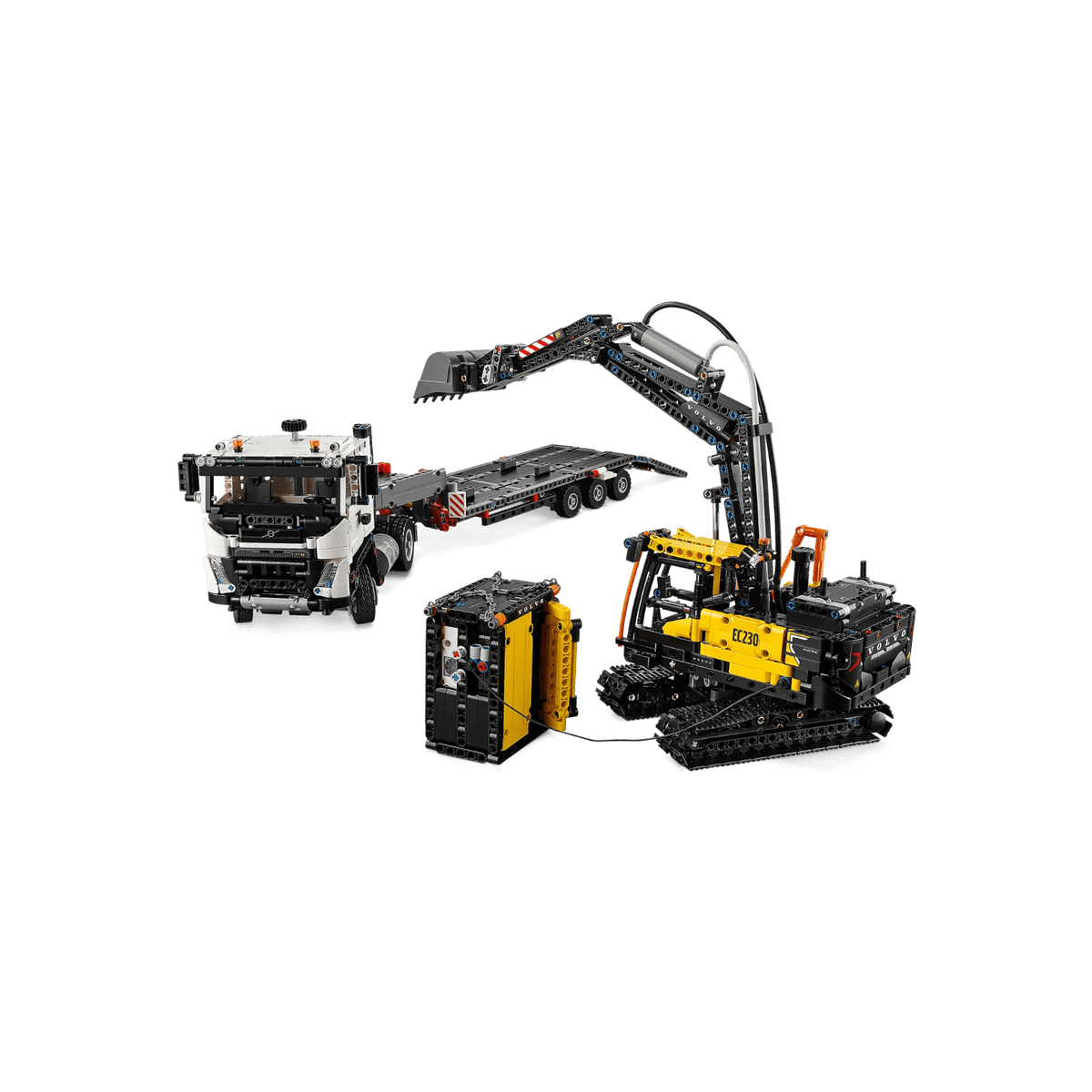 LEGO Technic Zestaw Ciężarówka Volvo FMX i koparka EC230 Electric 42175.