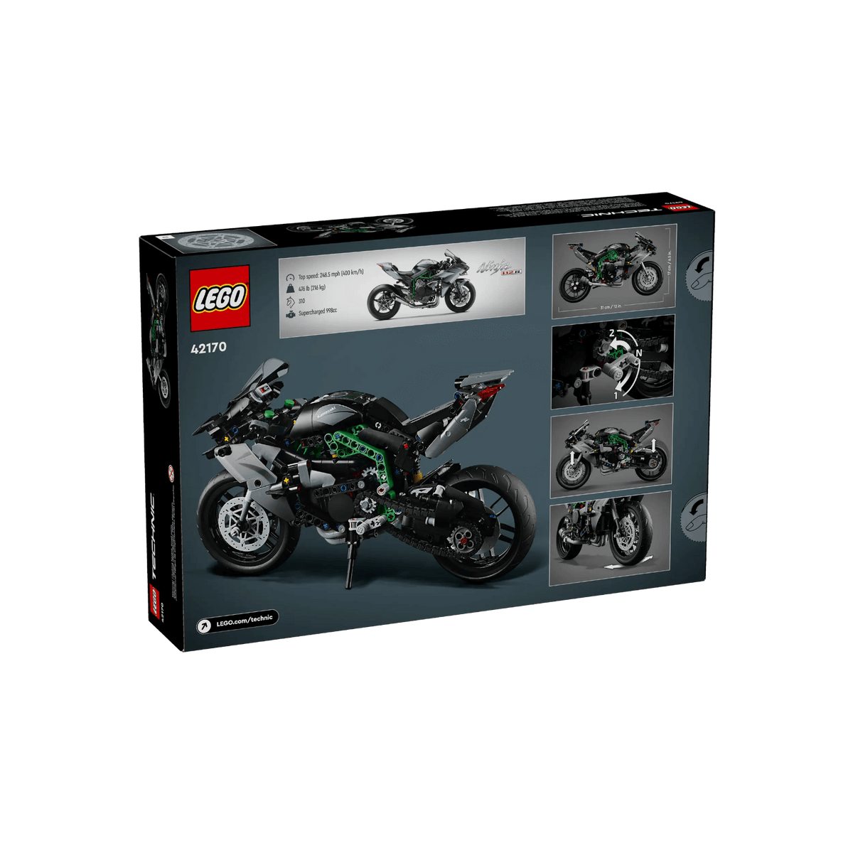 LEGO Technic Motocykl Kawasaki Ninja H2R 42170.