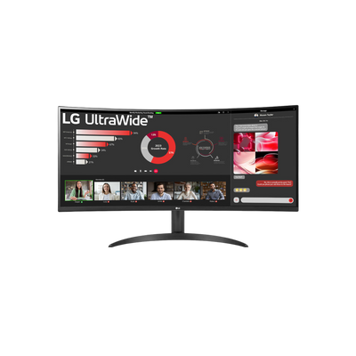 Monitor LG 34WR50QC-B 34" VA WQHD.