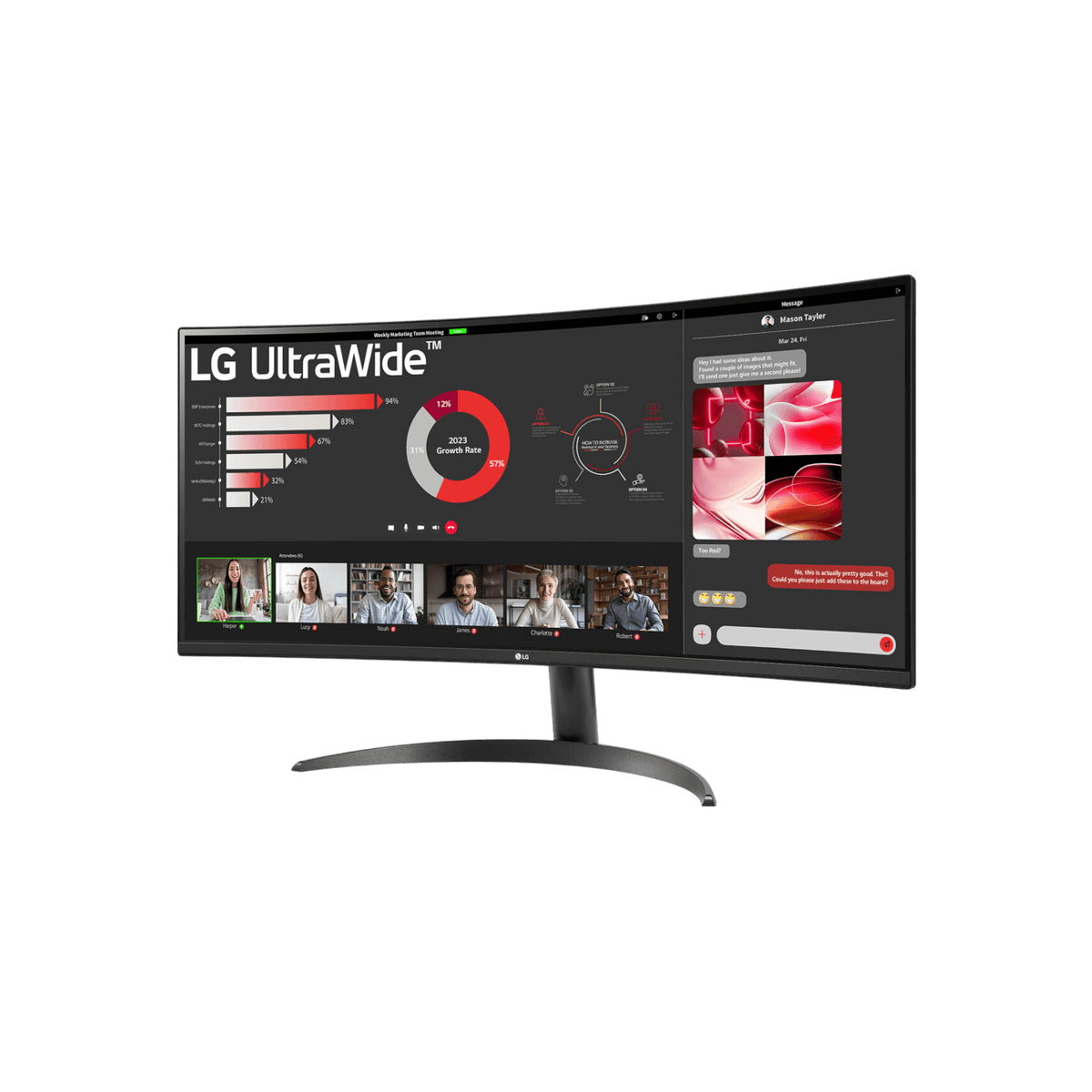 Monitor LG UltraWide 34WR50QK-B 34" VA WQHD.
