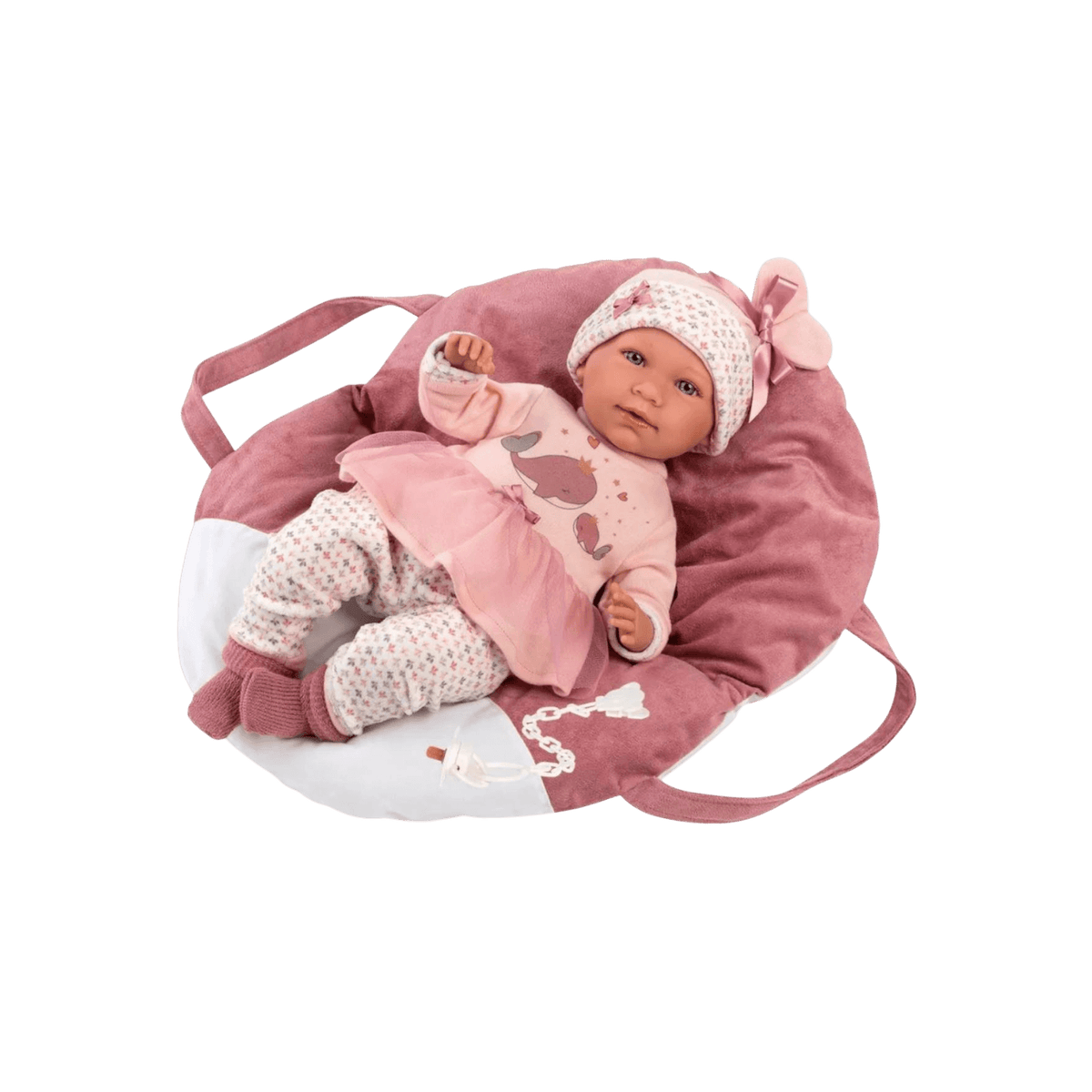 Lalka Llorens bobas Mimi winylowa 42 cm płacząca.