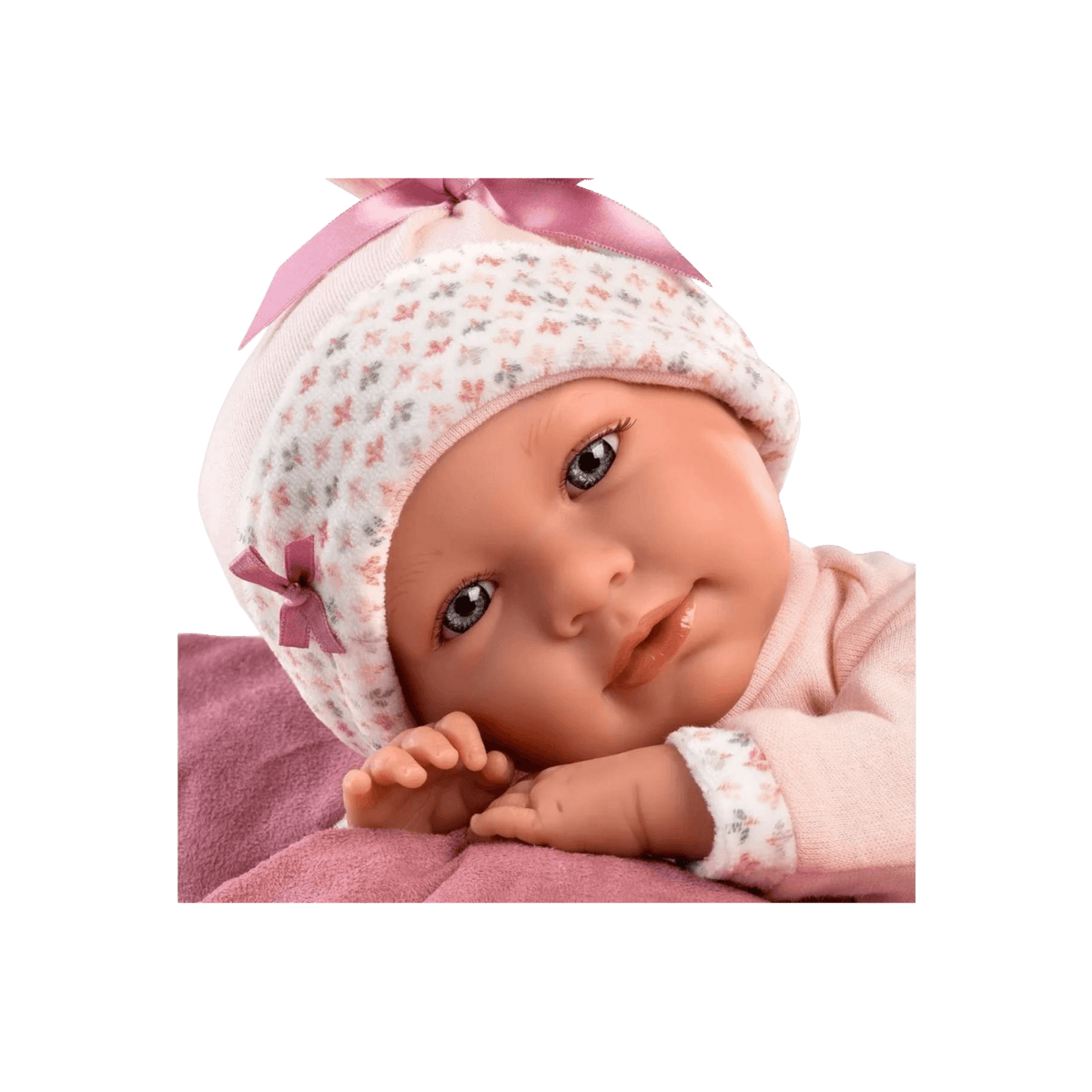 Lalka Llorens bobas Mimi winylowa 42 cm płacząca.
