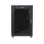 Szafa rack Lanberg 19" 15U 600x800mm stojąca LCD V2 Drzwi szklane Czarny.