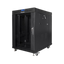 Szafa rack Lanberg 19" 15U 600x800mm stojąca LCD V2 Drzwi szklane Czarny.