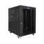 Szafa rack Lanberg 19" 15U 800x1000mm stojąca LCD V2 Drzwi szklane Czarny.