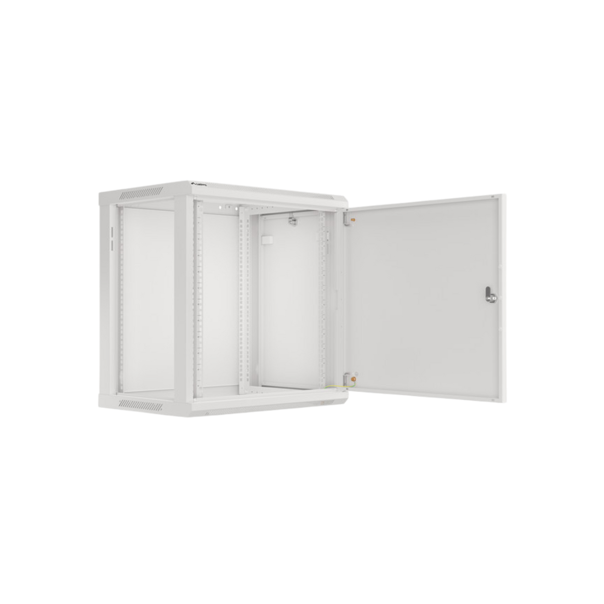 Szafa rack Lanberg 19" 12U 600x450mm wisząca Drzwi metalowe Szary.