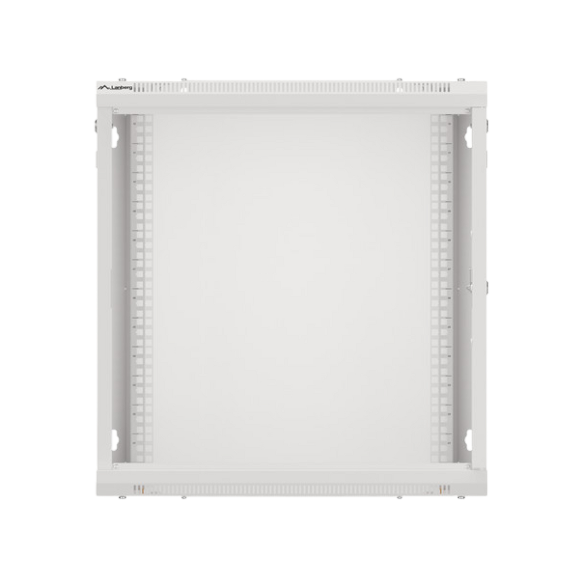 Szafa rack Lanberg 19" 12U 600x450mm wisząca Drzwi metalowe Szary.