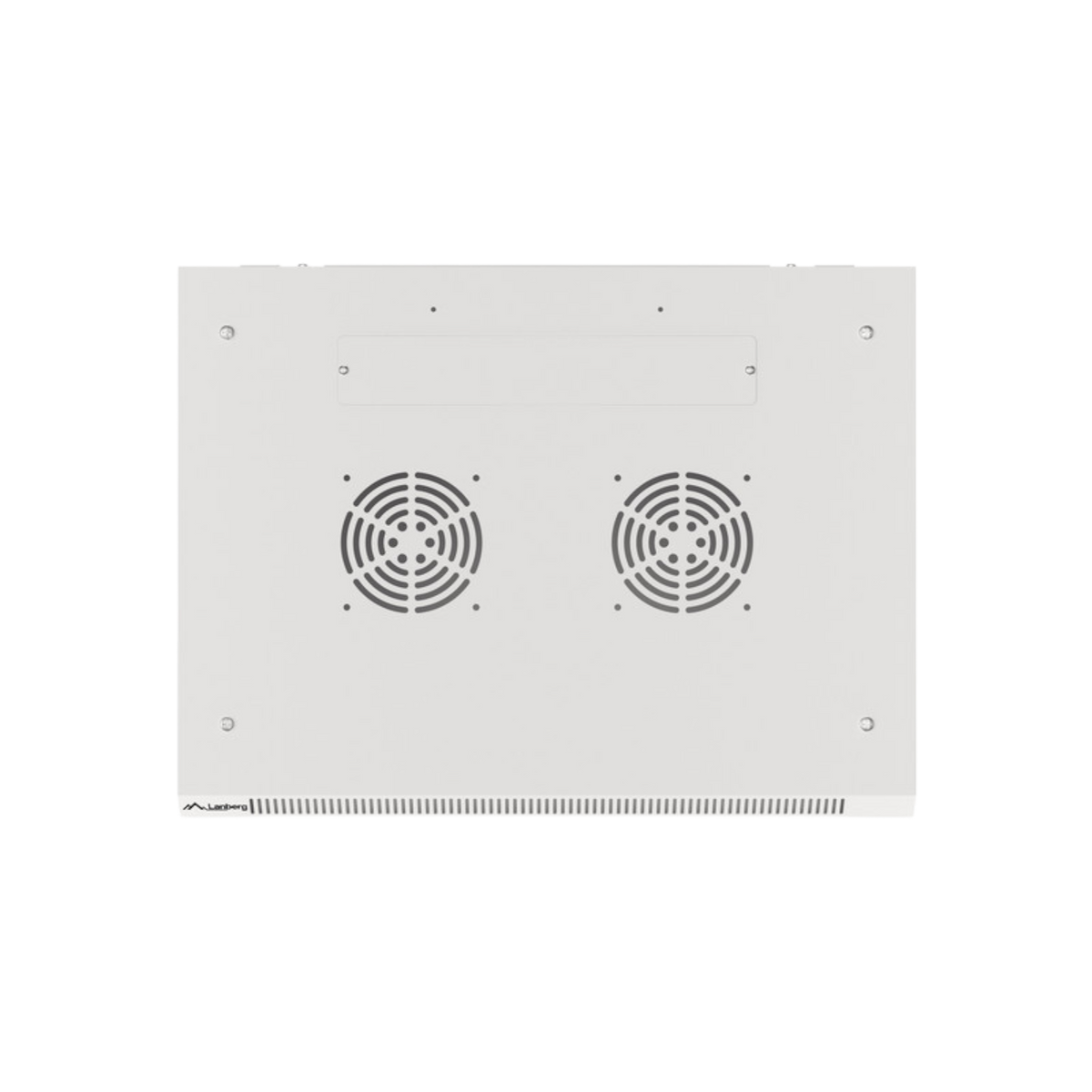 Szafa rack Lanberg 19" 12U 600x450mm wisząca Drzwi metalowe Szary.