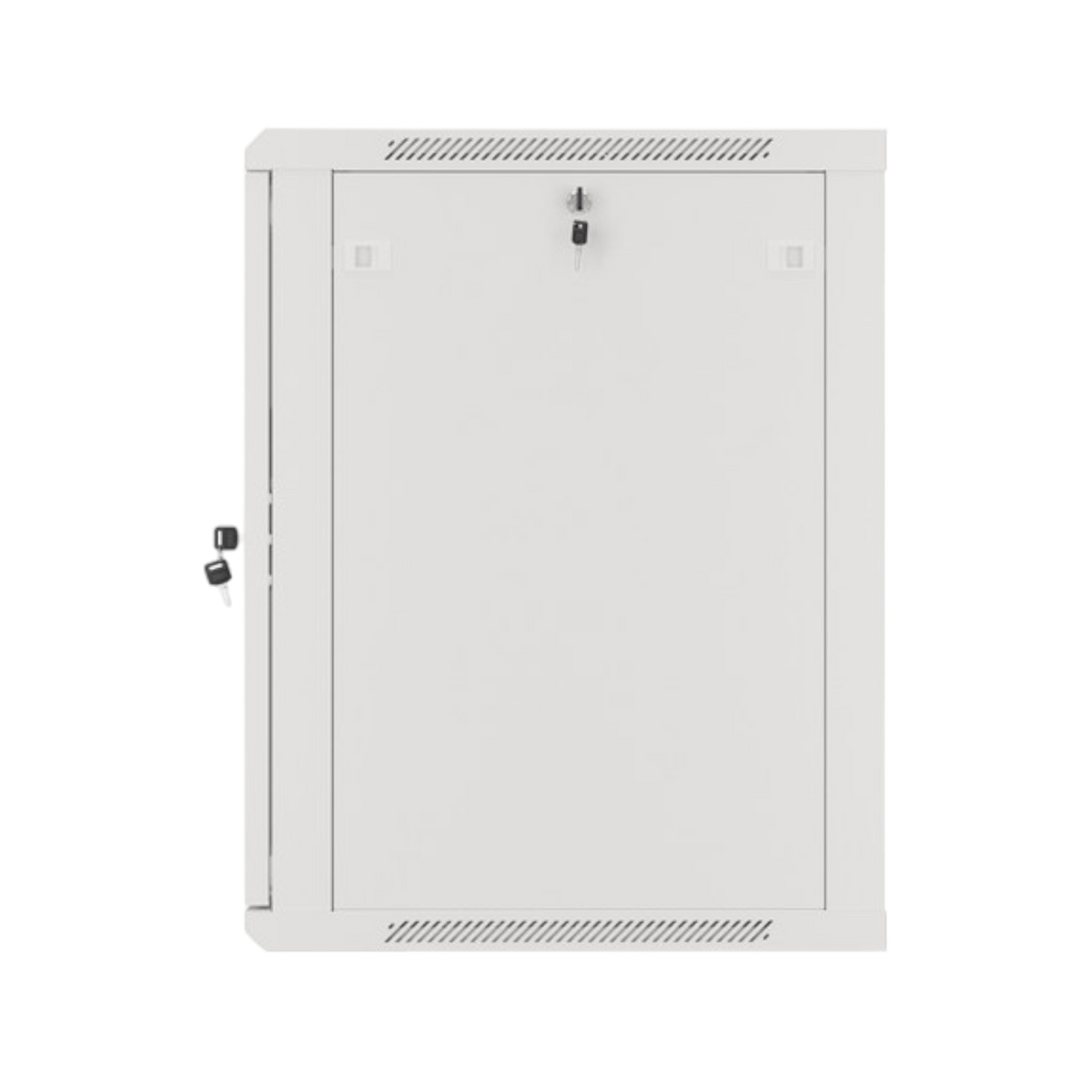 Szafa rack Lanberg 19" 15U 600x600mm wisząca V2 Drzwi szklane Szary.