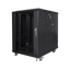Szafa rack Lanberg 19" 15U 600x800mm stojąca Drzwi szklane Czarny.