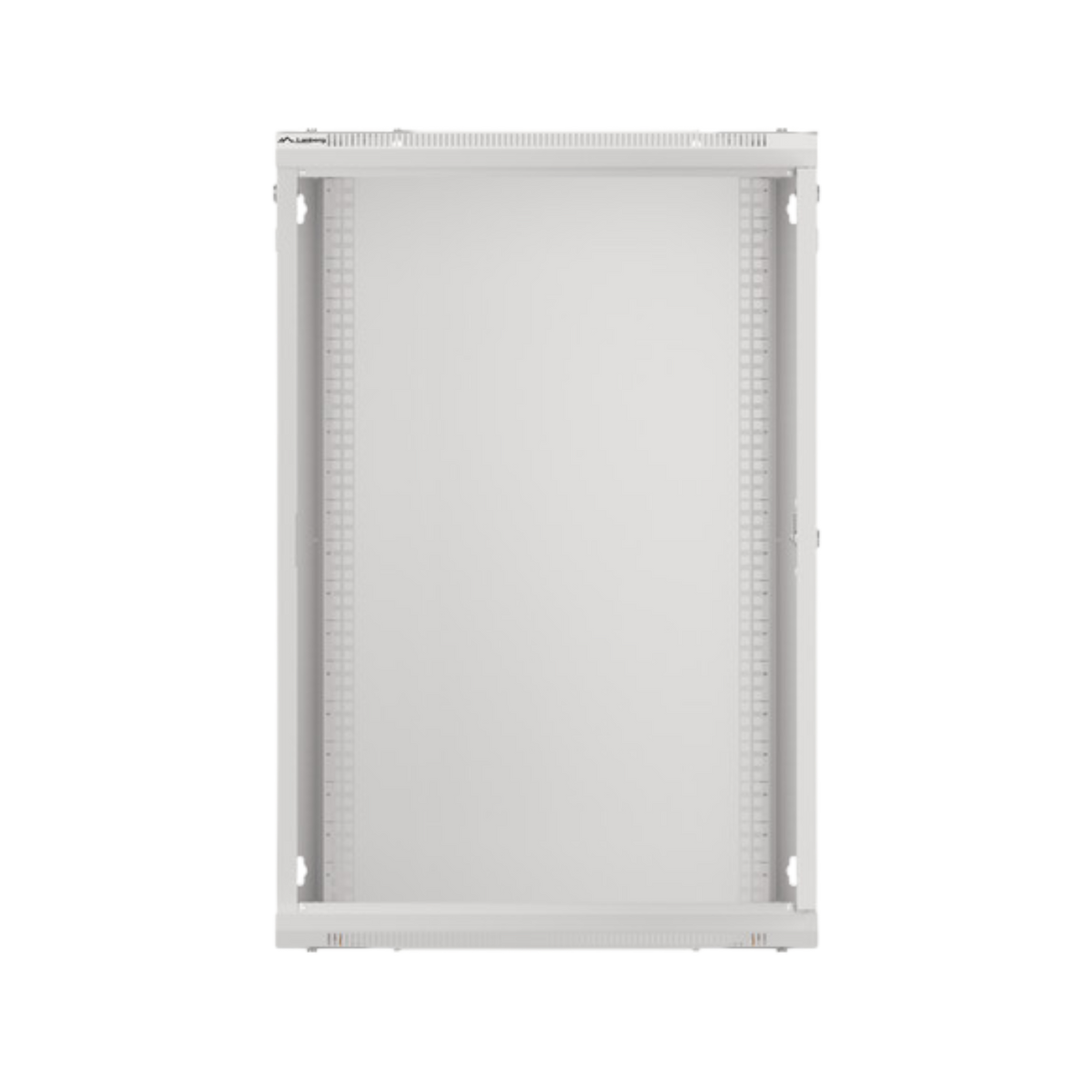 Szafa rack Lanberg 19" 18U 600x450mm wisząca V2 Drzwi szklane Szary.